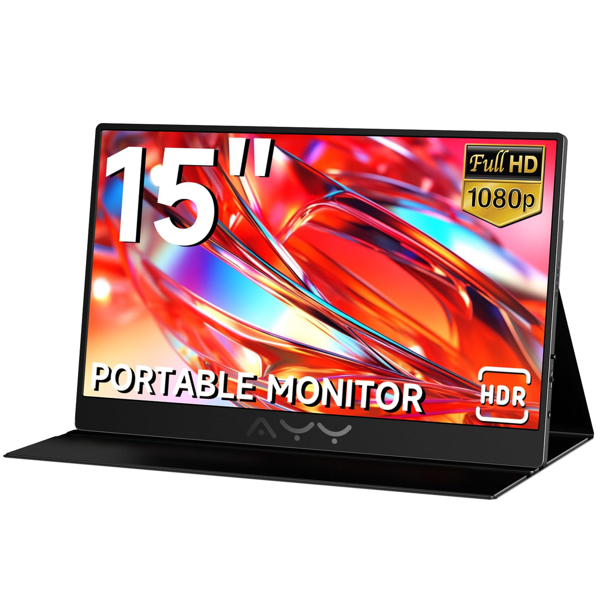 AYY 15-Inch Full HD 1080P IPS USB-C Portable Travel Monitor
