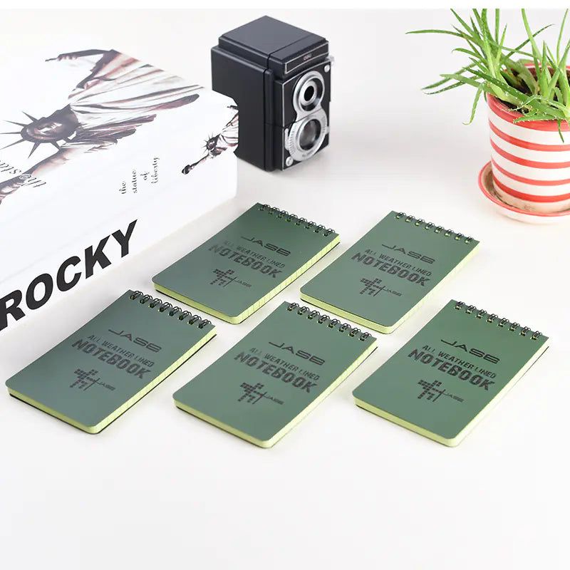 Waterproof Notebook and Sticky Notes Set