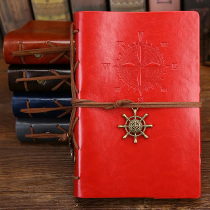 Nautical Compass Engraved Notebook