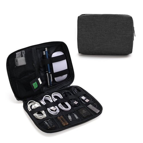 Wholesale Multi‑Pocket Charging Cable Storage Bag — Compact Travel Tech Organizer