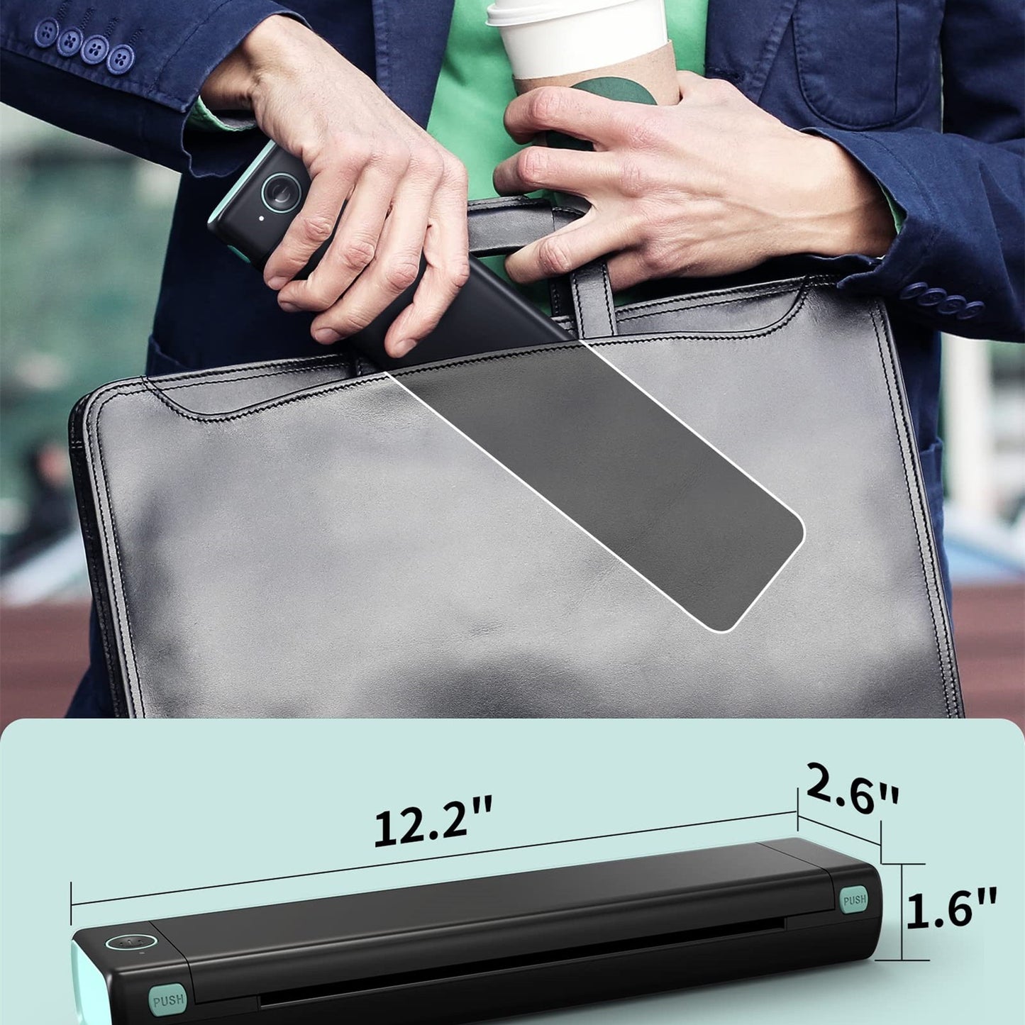 A4 Portable Wireless Thermal Printer (#1)