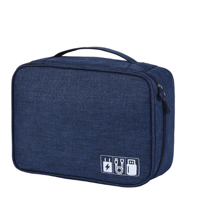 Shock‑Resistant Multi-Functional Electronics Accessory Organizer Bag