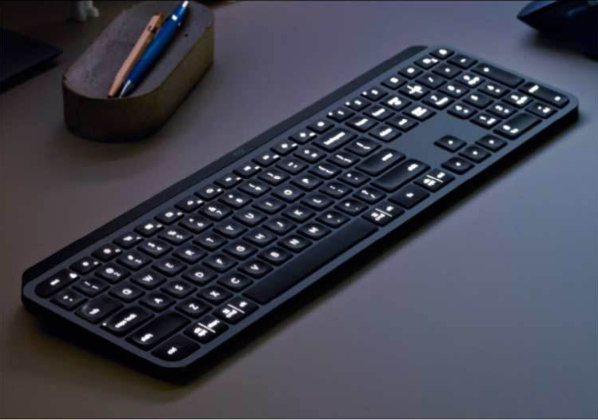 Logitech MX Keys Full‑Size Wireless Keyboard