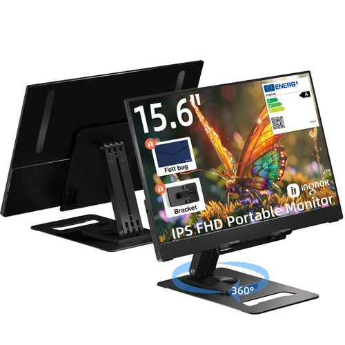 Ingnok 15.6-inch FHD USB-C IPS Portable Travel Monitor