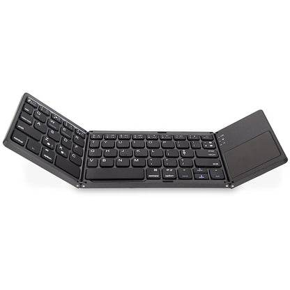 Universal Tri-Fold Mini-Keyboard with Integrated Touchpad
