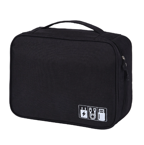 Shock‑Resistant Multi-Functional Electronics Accessory Organizer Bag