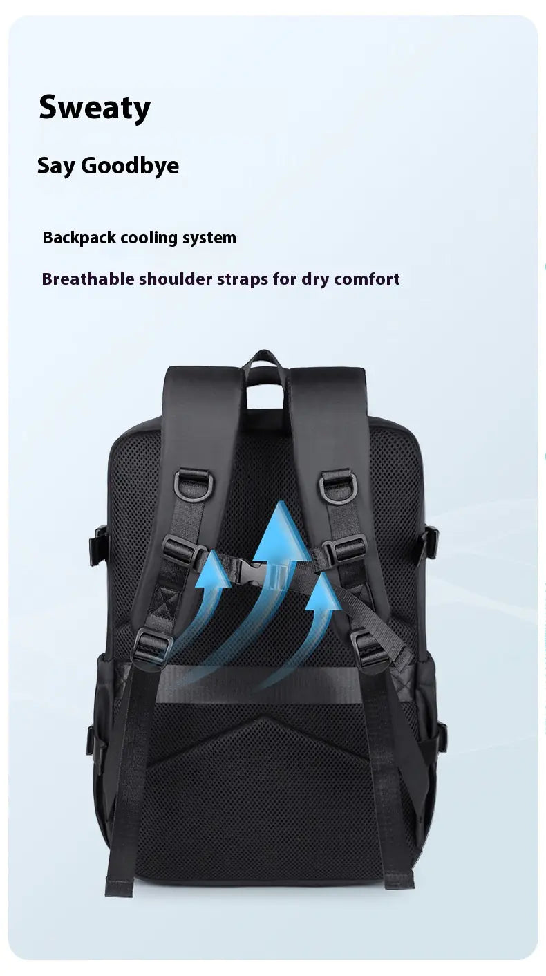 Business‑Class Oxford Laptop Backpack for Work & Travel (25L - 35L)