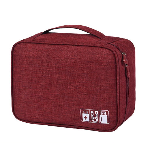 Shock‑Resistant Multi-Functional Electronics Accessory Organizer Bag
