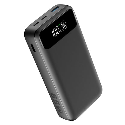 FEELLE 65W Triple‑Port USB‑C Laptop Fast‑Charge Power Bank - (20,000 mAh)