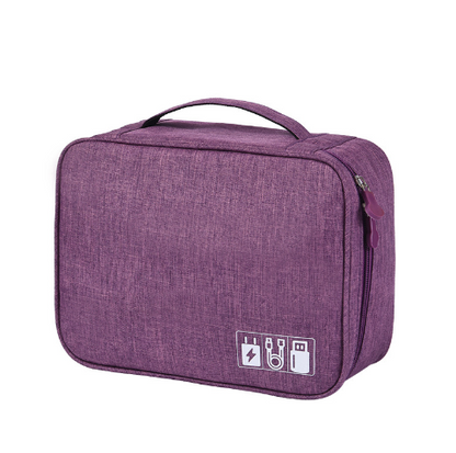 Shock‑Resistant Multi-Functional Electronics Accessory Organizer Bag