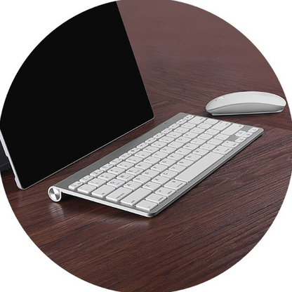 Slim & Portable Bluetooth High‑Precision Keyboard & Mouse Workspace Combo