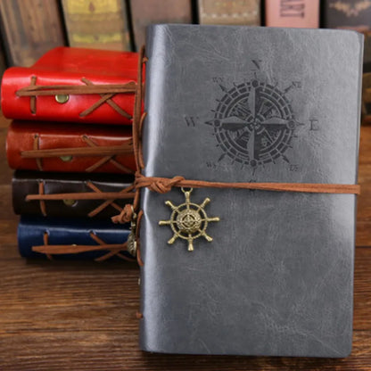 Nautical Compass Engraved Notebook