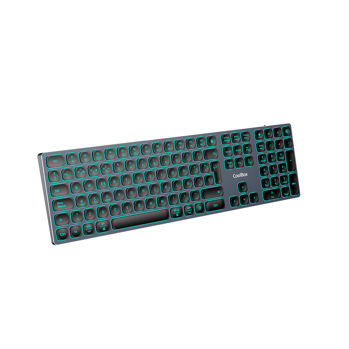 CoolBox COO‑TEW02‑BKB 2.4G Wireless Keyboard and Mouse Set - Black