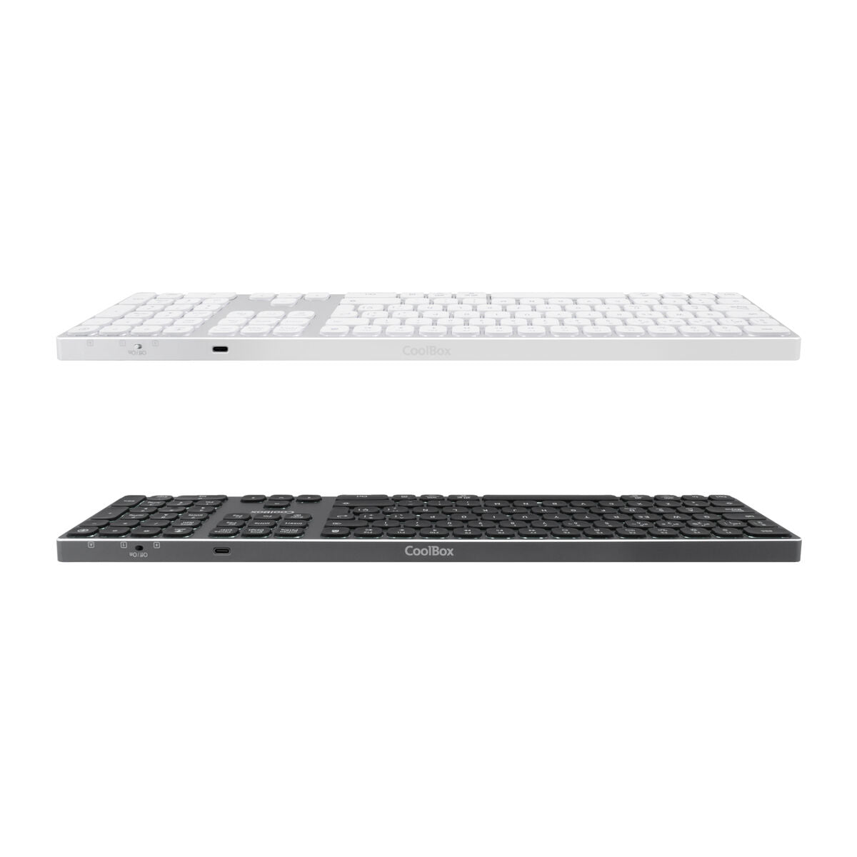 Keyboard and Mouse CoolBox COO-TEW02-BKW White-3