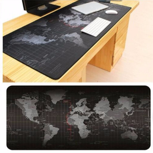 Oversized Globe Map Keyboard and Mouse Desktop Pad