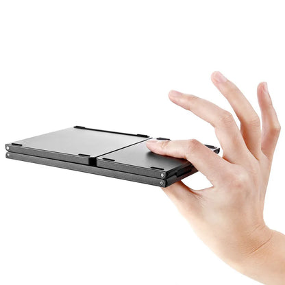 Universal Tri-Fold Mini-Keyboard with Integrated Touchpad
