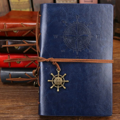 Nautical Compass Engraved Notebook