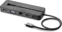 HP USB‑C Mini Dock - Portable Multi‑Port Adapter with HDMI, VGA, Ethernet, USB‑C PD, USB‑A, and Enterprise Network Features