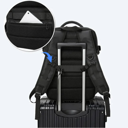 FLCC Expandable Waterproof Laptop Backpack