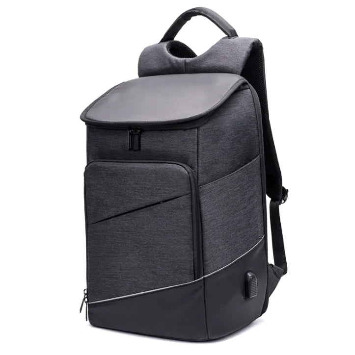 Shock‑Resistant Waterproof Laptop Backpack with USB Port (20–35 L)