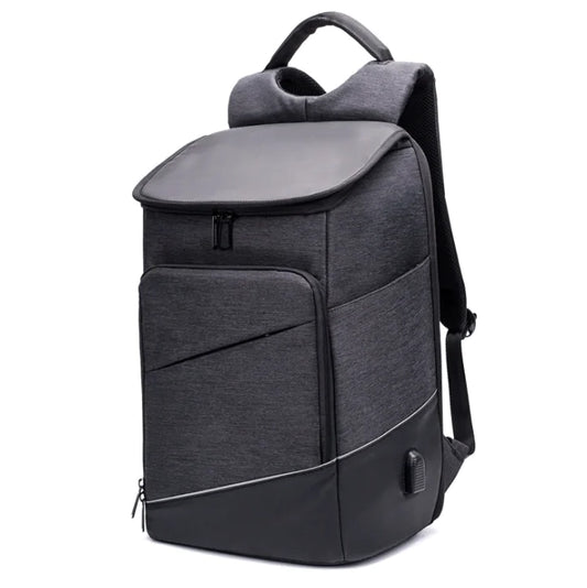Shock‑Resistant Waterproof Laptop Backpack with USB Port (20–35 L)