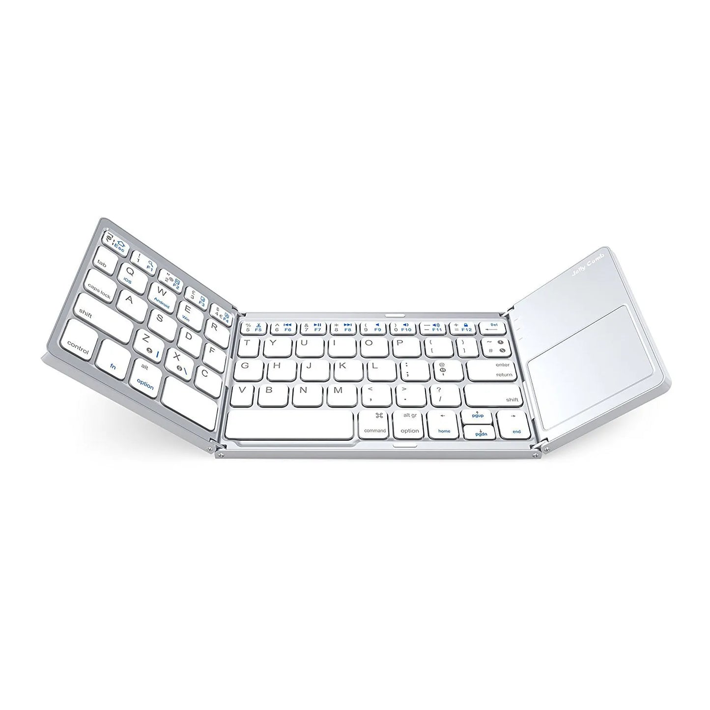 Universal Tri-Fold Mini-Keyboard with Integrated Touchpad