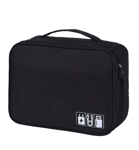 Shock‑Resistant Multi-Functional Electronics Accessory Organizer Bag