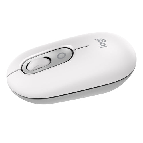 Logitech POP Mouse - Compact, Bluetooth, and Ambidextrous - (White)-0