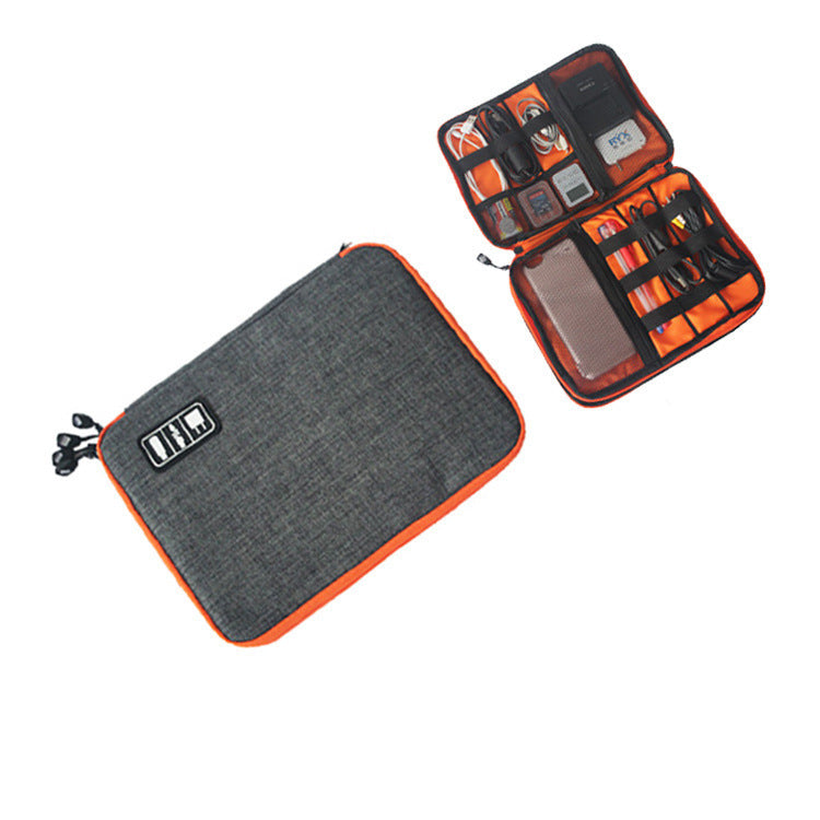 Dual‑Layer Travel Storage Case Cable Organizer Bag for Electronics & Accessories