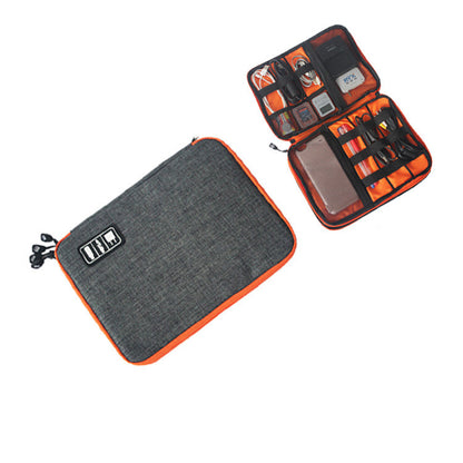 Dual‑Layer Travel Storage Case Cable Organizer Bag for Electronics & Accessories