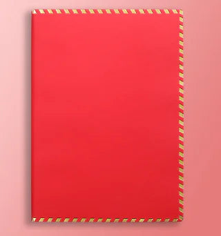 6 × 8" Faux Leather Notebook