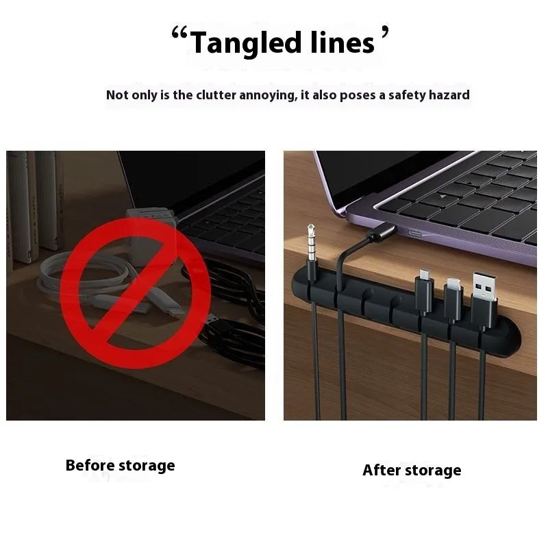 Cable Organizer & Holder for Home and Office