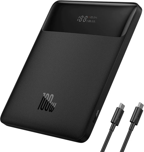 Baseus USB‑C 100W Fast Charging Power Bank for Laptops & Mobile Devices - (20,000mAh)