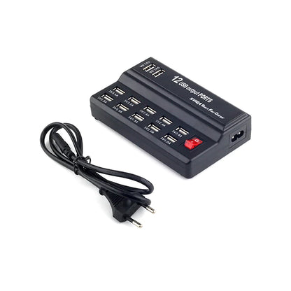 Multi-Port Charging Dock for Common Areas, Conference Rooms, & Student Dorms