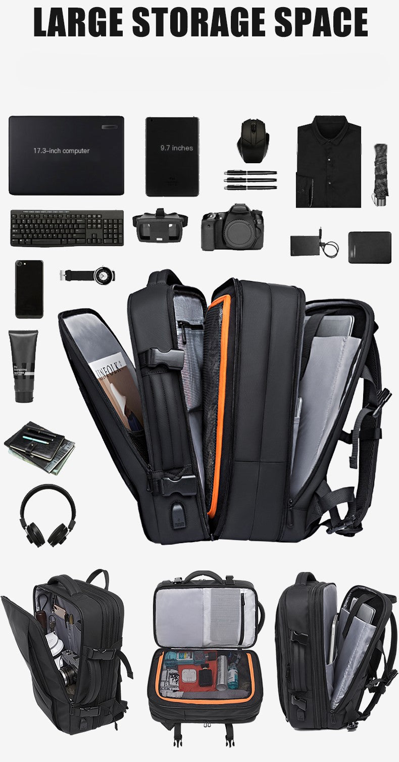 Business Padded Expandable Laptop Backpack