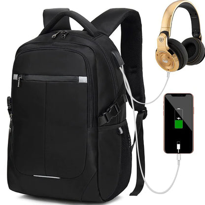 Solar Charging Work & Travel Laptop Backpack with USB Port (20L–35L)