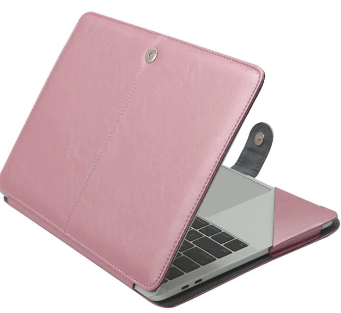 Protective PU Leather Notebook Sleeve for 15.4‑Inch Notebooks