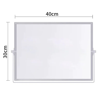 DualScribe Two‑Sided Magnetic Desktop Calendar & Whiteboard