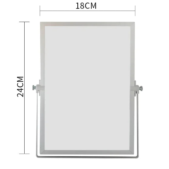 DualScribe Two‑Sided Magnetic Desktop Calendar & Whiteboard