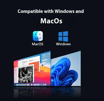 15" Universal Dual-Screen Portable Display