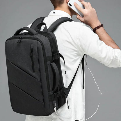 Multi‑Compartment Expandable Travel Backpack (55L)