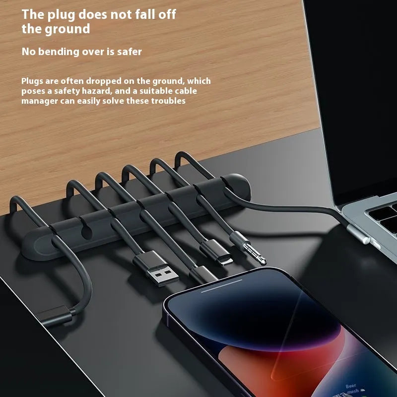 Cable Organizer & Holder for Home and Office