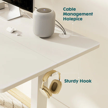 Height‑Adjustable Sit‑Stand Table for Office, Home Office, or Study