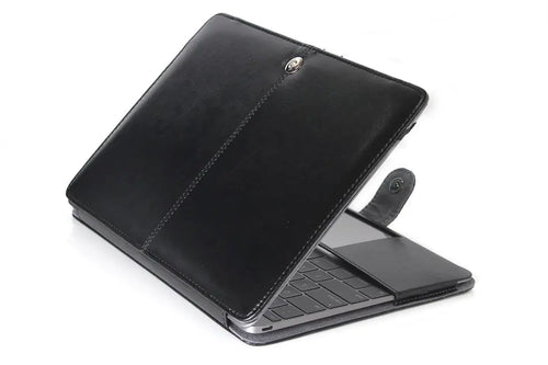 Protective PU Leather Notebook Sleeve for 15.4‑Inch Notebooks