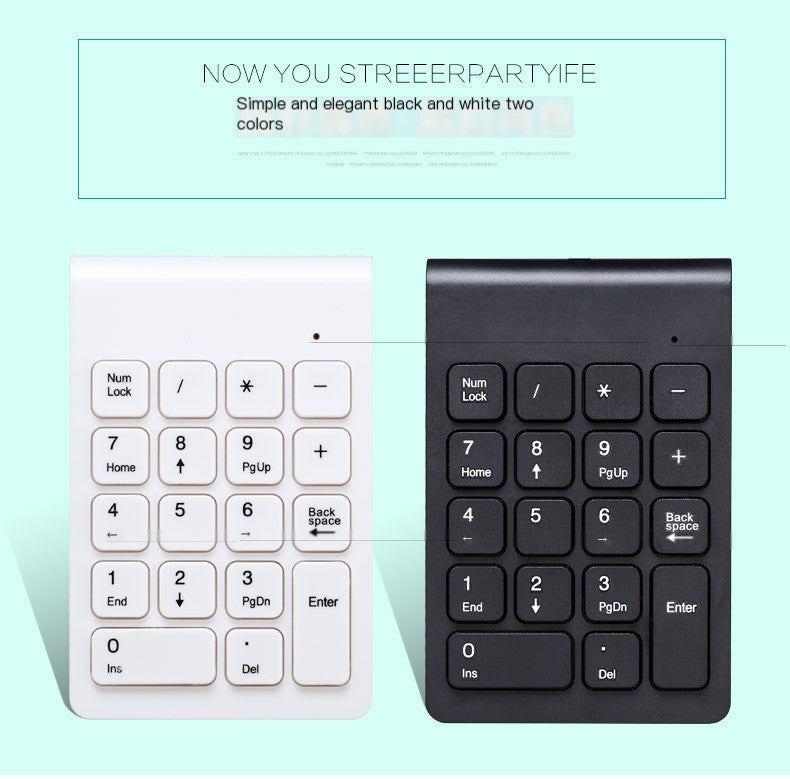 Wireless 18-Key Number Pad (2.4GHz)