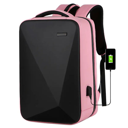Professional Hard‑Shell Anti‑Theft Laptop Backpack with USB Port (20L–35L)