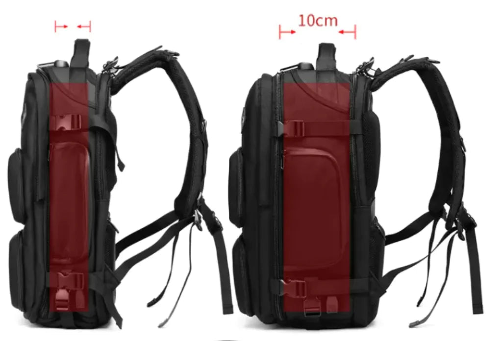 Waterproof Business & Travel Backpack with USB Charging Port (25L)