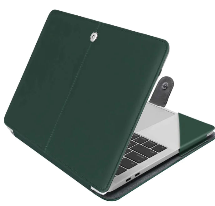 Protective PU Leather Notebook Sleeve for 15.4‑Inch Notebooks