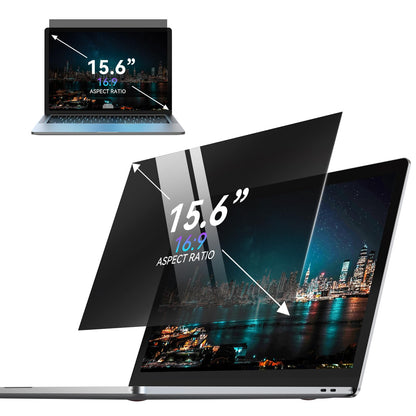 Removable 15.6‑Inch Laptop Privacy Screen - Anti‑Peep Filter & Screen Protector for Privacy - 16:9 Aspect Ratio
