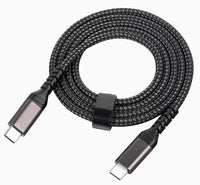 USB‑C to USB‑C Nylon Cable - 6 ft, 60W Power Delivery